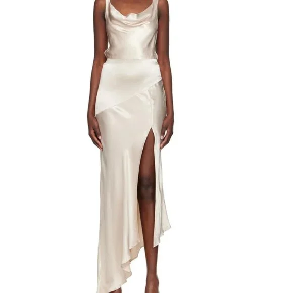 bridesmaid dresses bec and bridge Florence Scoop Maxi Dress Silver — Maxi Dresses main image 1